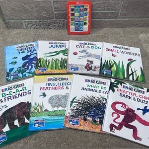EUC! World of Eric Carle Electronic Me Reader Set of 8 Hardcover Books Bundle